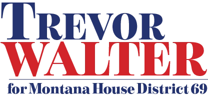 Logo for Trevor Walter's campaign for Montana House District #69