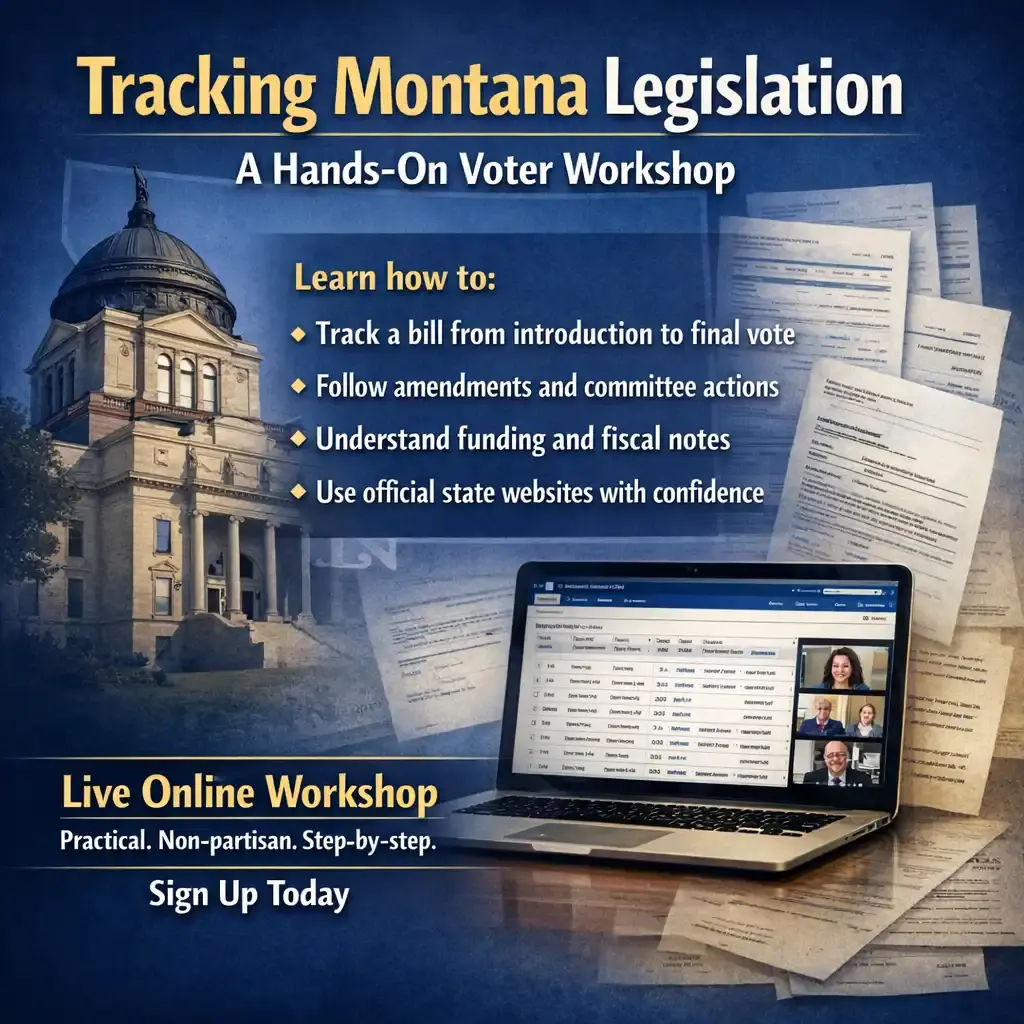 Tracking Montana Legislation: A Hands-On Voter Workshop