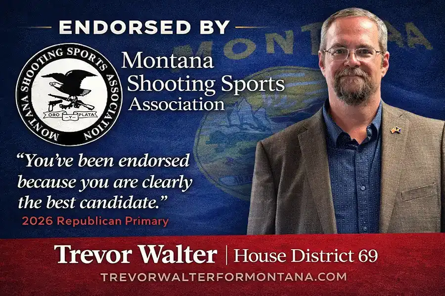 Montana Shooting Sports Association endorsement supporting Trevor Walter for Montana House District 69